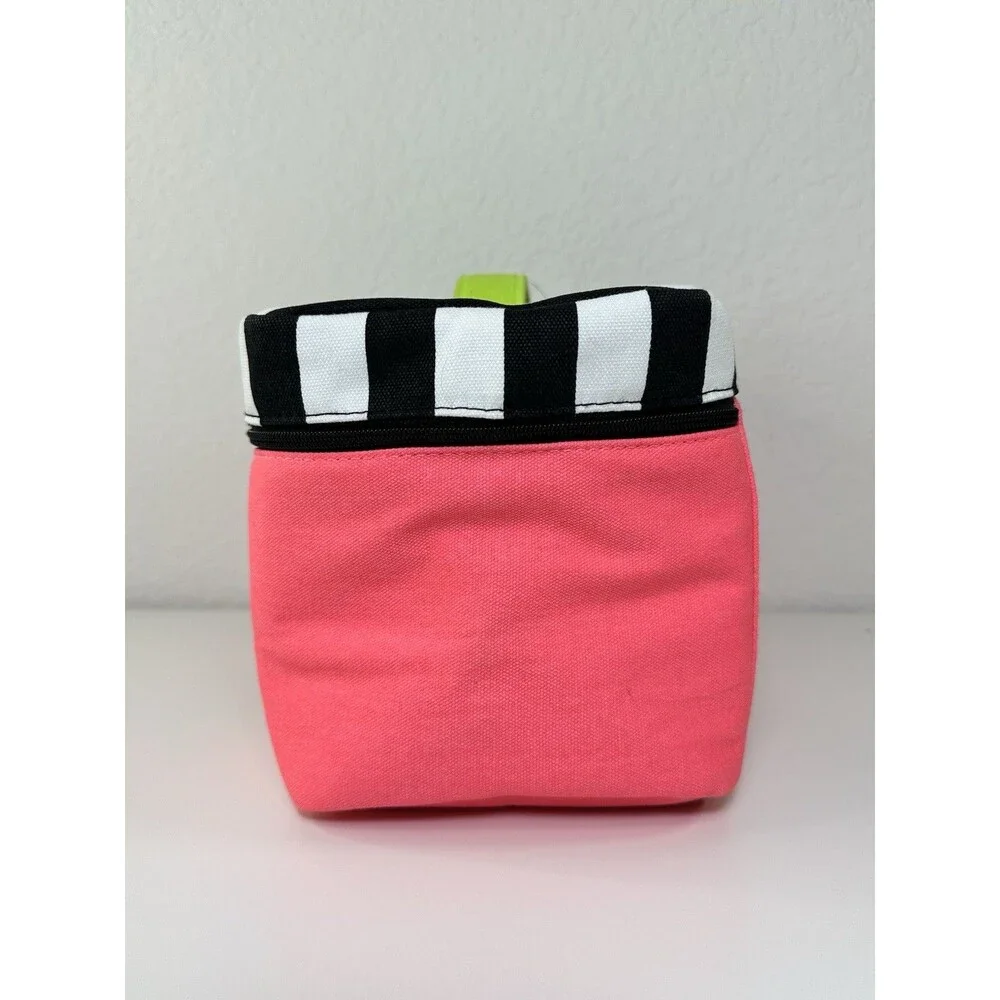 Victoria’s Secret Travel Case Pink Black Stripe Sexy Little Things NWT Gift
